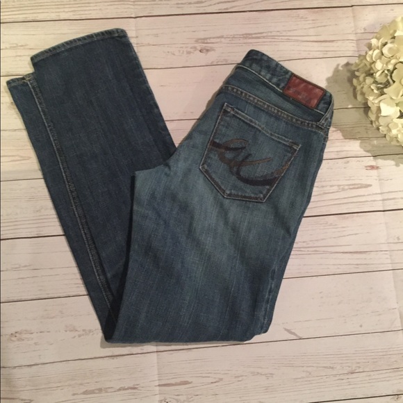 Express 'Stella' Medium Wash Skinny Jeans SZ 4R - Picture 7 of 7